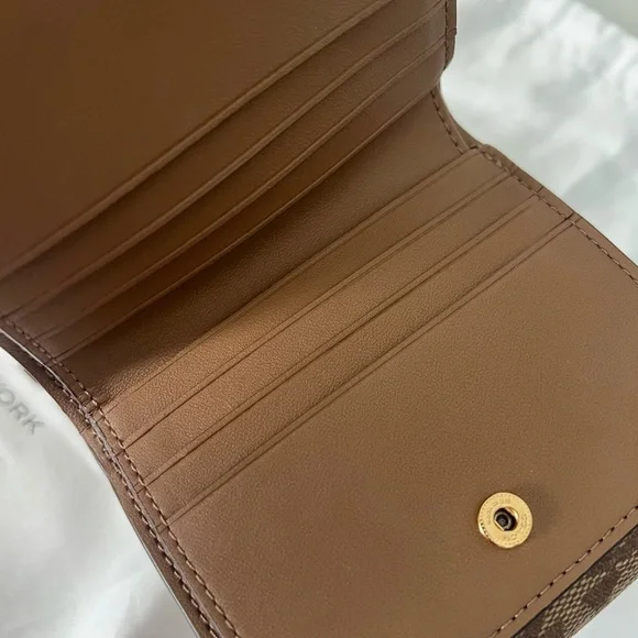 Coach Rowan Satchel BagIn Blocked Signature Canvas And Matching Wallet